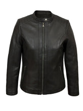 Womens Black Biker Jacket
